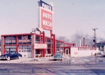 A Car Parked In Front Of A Store